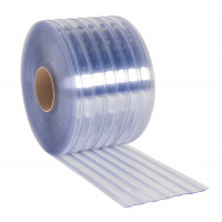 ПВХ завесы. Лента 3,0х400мм. (ребристая) для промышленных штор