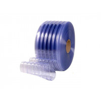 ПВХ завесы. Лента 2,0х300мм. (ребристая) для промышленных штор (морозостойкая)