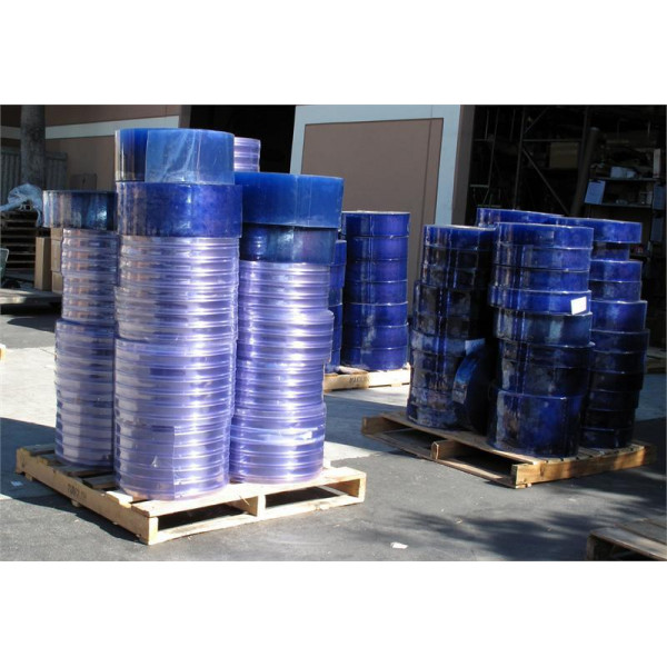 ПВХ завіси. Стрічка 2,0х200мм. (червона для зварювання) для промислових штор