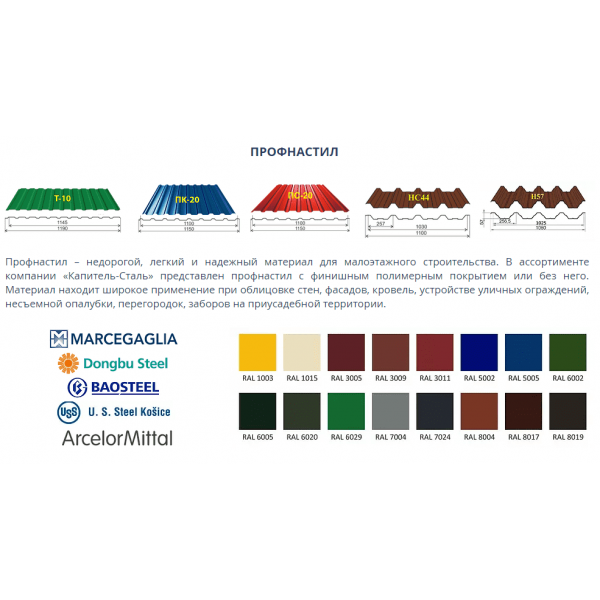 Профнастил ПК-20