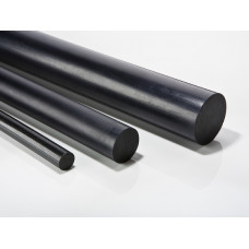 Капролоновый (полиамидный PA6) стержень черный