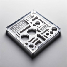 Лазерна різка оргскла та фрезеровка акрила за кресленням 