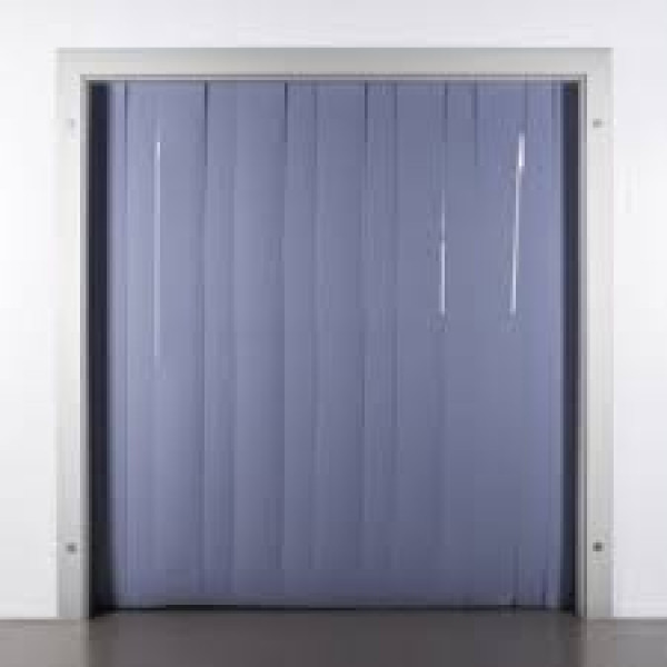 ПВХ завіси. Стрічка 2,0х200мм. (сіра) для промислових штор