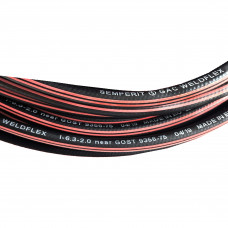 Рукав I-6,3-2,0 GAC Weldflex напірний для газового зварювання (ацетилен) SEMPERIT