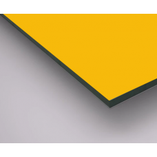 Композитна алюмінієва панель 3 мм, RAL 1003 жовтий (порізка за розміром)
