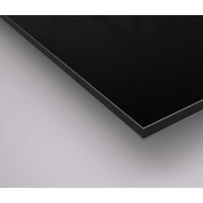 Композитна алюмінієва панель 3 мм, RAL 9005 чорний (порізка за розміром)