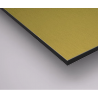 Композитная алюминиевая панель 3 мм, RAL 3112 золото (порезка по размеру)