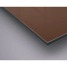 Композитна алюмінієва панель 3 мм, RAL 8011 коричневий (порізка за розміром)