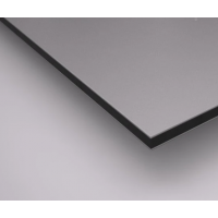 Композитная алюминиевая панель 3 мм, RAL 9006 серебро (порезка по размеру)