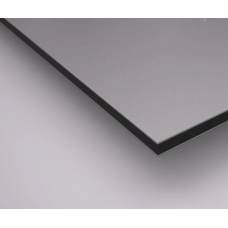 Композитна алюмінієва панель 3 мм, RAL 9006 срібло (порізка за розміром)