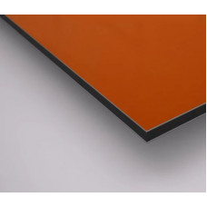Композитная алюминиевая панель 3 мм, 1250х2900 мм (RAL 2010 оранжевый)