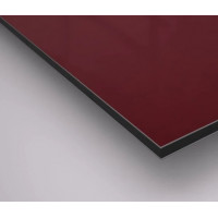 Композитна алюмінієва панель 3 мм, 1250х5800 мм (RAL 3004 бордовий)