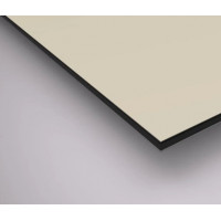 Композитна алюмінієва панель 3 мм, 1250х5800 мм (RAL 1015 слонова кістка)