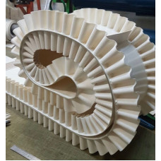 Конвеєрна стрічка ПВХ з гофробортом та планками (PVC)