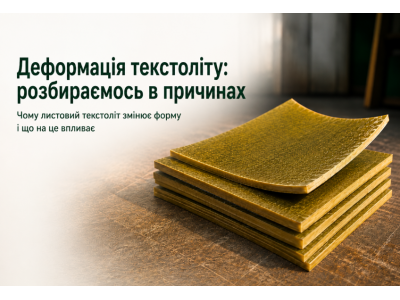 Чому листовий текстоліт деформується - Аналіз