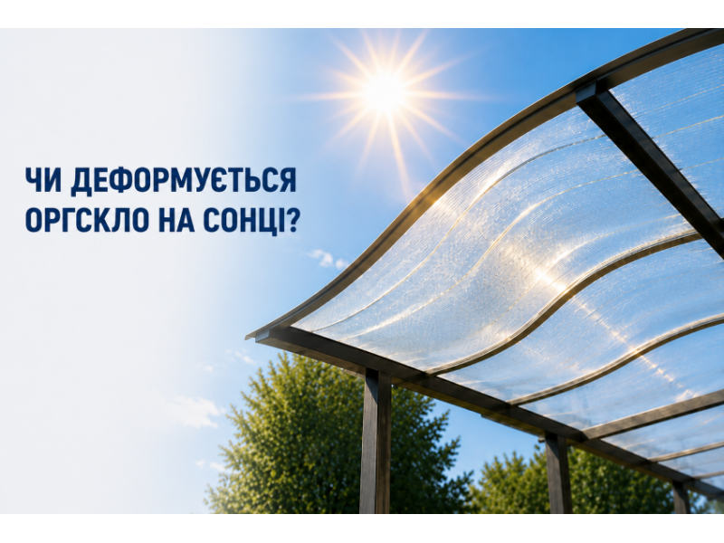 Чому оргскло деформується на сонці - Причини