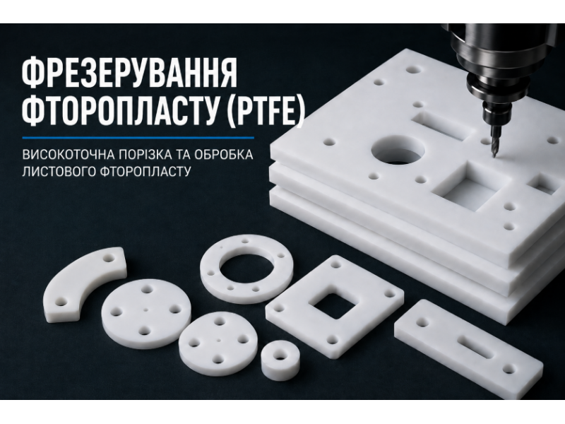 Фрезерування фторопласту