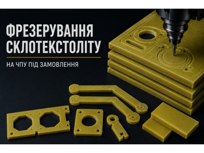 Фрезерування склотекстоліту на ЧПУ під замовлення