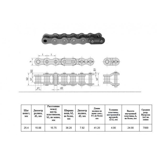 Ланцюг 80H-1 L=5,0 м (197 L) (CT Chain)