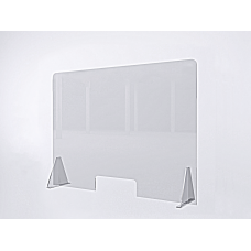 Защитный экран барьер для работников касс и салонов красоты