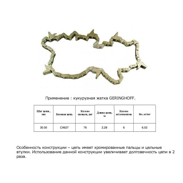 Ланцюг 034851 CP (HELVIC)
