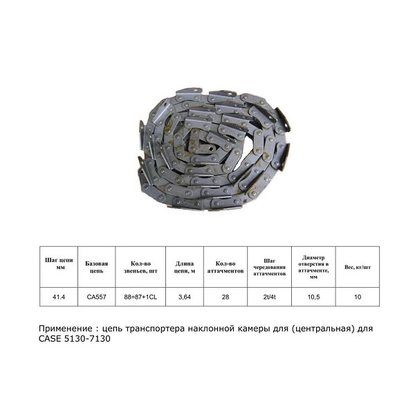 Ланцюг 84361382 (ТПК) (HELVIC)