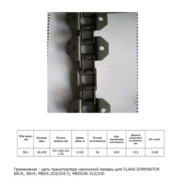Ланцюг 5201950 (ТПК) (HELVIC)