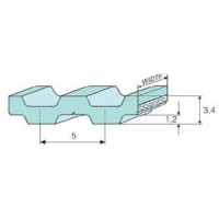 Ремень DT-5 полиуретановый (шаг 5 мм) зубчатый двусторонний
