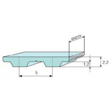 Ремень Т-5 полиуретановый (шаг 5 мм) зубчатый