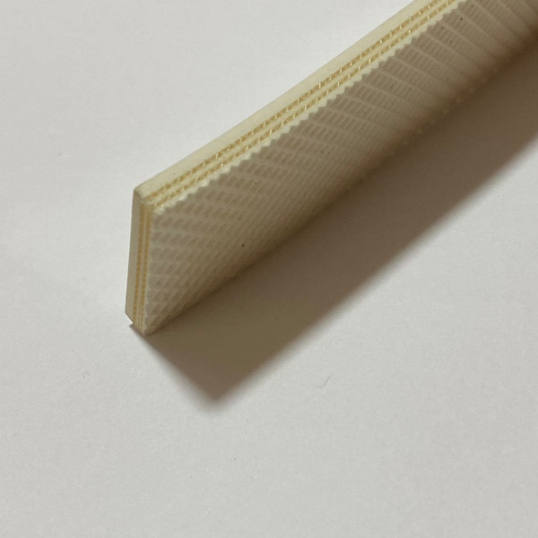 Стрічка ПВХ 3мм. харчова (біла) транспортерна 