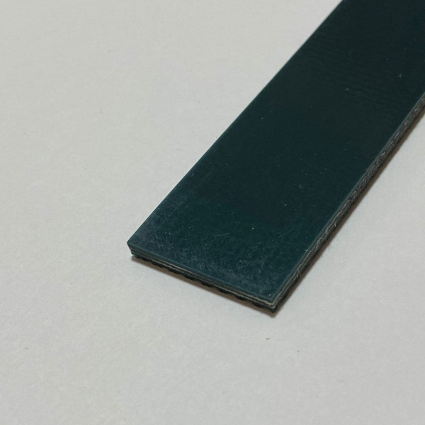 Стрічка ПВХ 3мм. (зелена) двустороня транспортерна 