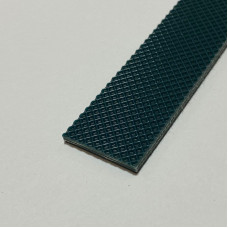 Лента ПВХ 3мм (зеленая) двухсторонняя транспортерная