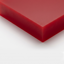 Акрил блочний 50 мм лист 1200х2000 мм (червоний)