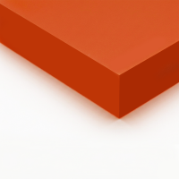 Акрил блочный 30 мм лист 1200х1000 мм (оранжевый)