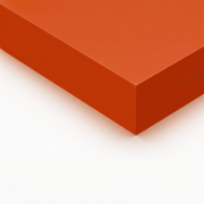 Акрил блочний 50 мм лист 1200х250 мм (помаранчевий)