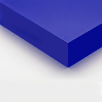 Акрил блочный 50 мм лист 1200х2000 мм (синий)