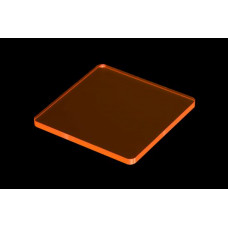 Акрил флуоресцентний 3 мм лист 1025х3050 мм (помаранчевий)