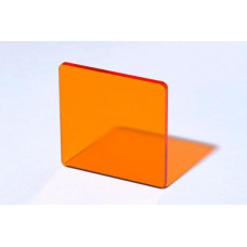 Акрил 3 мм лист 1025х3050 мм (прозорий, помаранчевий)