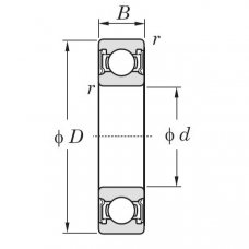 Підшипник 6004 2RST