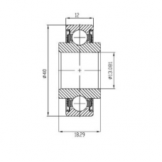 Підшипник 203 KRR5