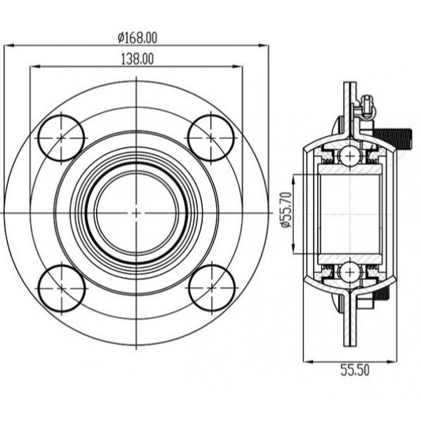 Корпус із підшипником AA30942