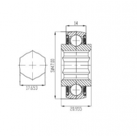 Подшипник 204 KRRB2