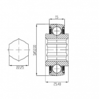 Підшипник 205 KRRB2