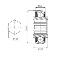 Подшипник 206 KRRB6