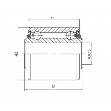 Підшипник 5206 KPP3