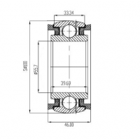 Подшипник GW 211 PPB20