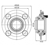 Корпус із підшипником AA30941