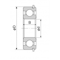 Підшипник 50207 (6207 NR)