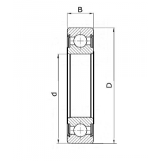 Підшипник 180017 (607 2RS)