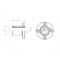 Подшипник LMF 25 UU